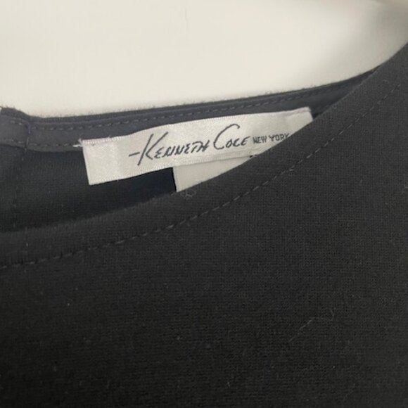 Kenneth Cole New York Black Sleeveless Dress Size 12 - Picture 2 of 7